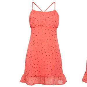 leith chiffon minidress